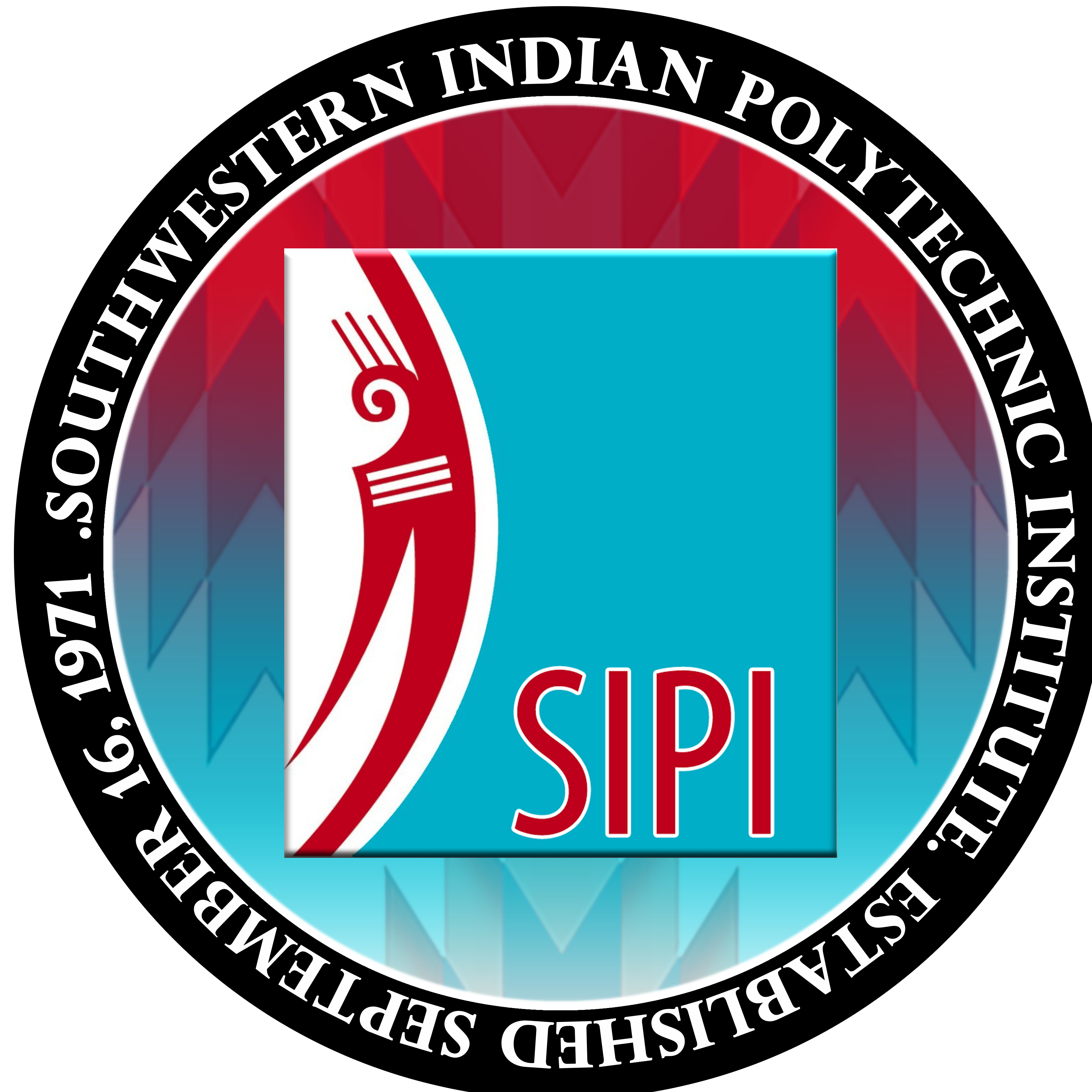 School logo for Southwestern Indian Polytechnic Institute in Albuquerque NM