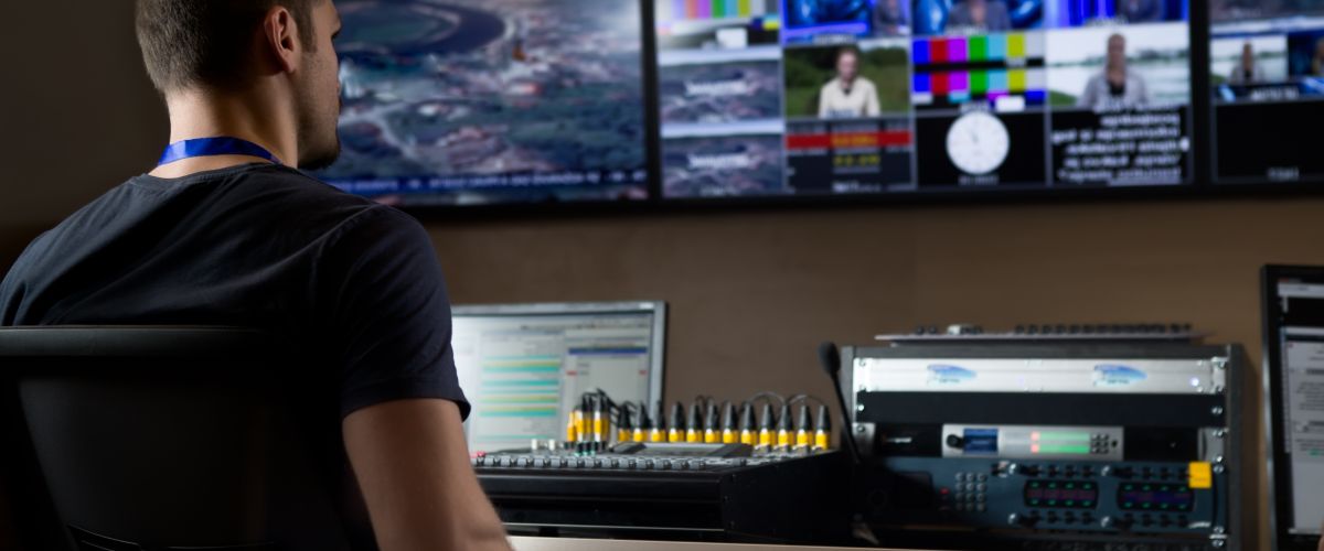 Broadcast engineers operate, monitor and adjust the controls at sound boards and other equipment used in radio and TV