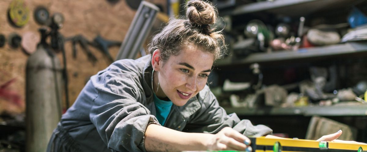 In many of the skilled trades, the gender wage gap is almost nonexistent, making the trades especially attractive for women. (Credit: Aerogondo2/Shutterstock)