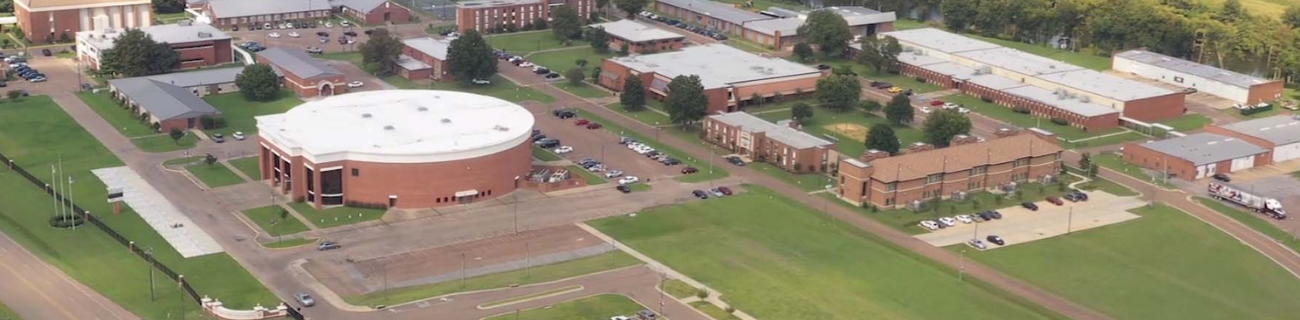 Coahoma Community College campus in Clarksdale, Mississippi