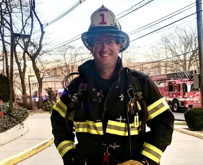 Firefighter Jeffrey Kaplan