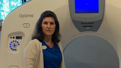 Amy Ward, radiology tech ambassador, at St. Augustine Imaging Center