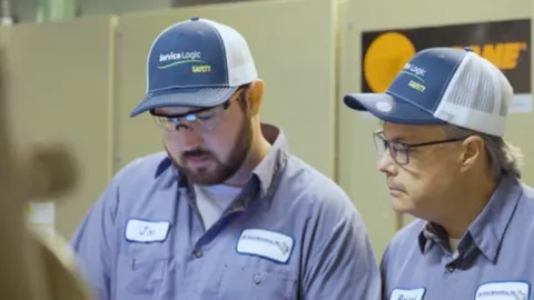 Jonathan Bevins and his uncle, Robert, are HVAC technicians