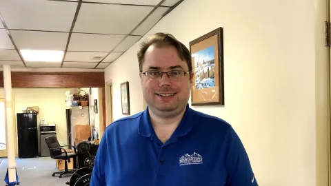 Physical therapy assistants like Brandon Shreve help people who are recovering from injuries and illnesses to regain movement.