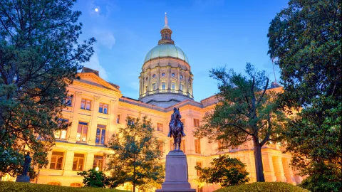 Georgia Capitol building in Atlanta