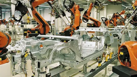 BMW manufacturing plant in Leipzig