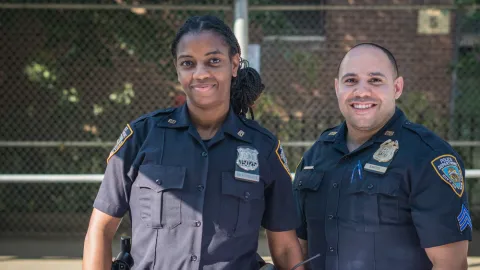 Community events where officers get to know area residents are just as important as other aspects of police officer training.