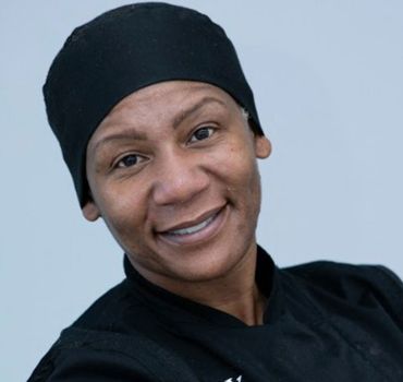Ebony Magae, sous chef and cooking instructor
