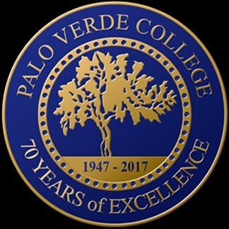 School logo for Palo Verde College in Blythe CA