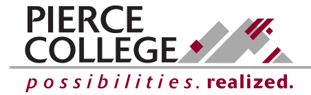 School logo for Pierce College - Fort Steilacoom in Lakewood WA