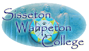 School logo for Sisseton-Wahpeton College in Sisseton SD