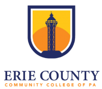 School logo for Erie County Community College in Erie Pennsylvania