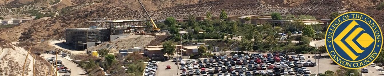 Campus landscape for College of the Canyons in Santa Clarita CA