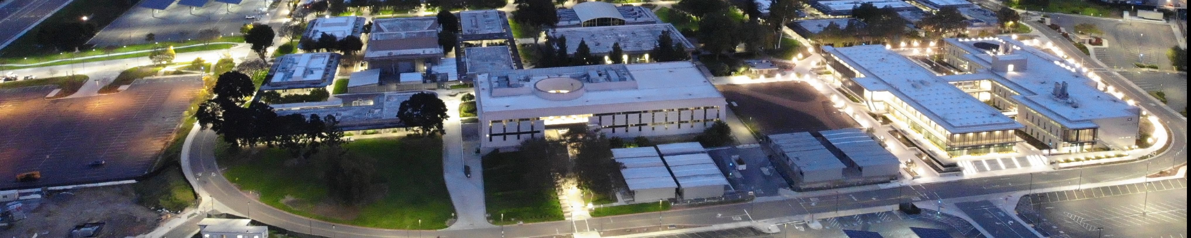 An aerial photo of the Southwestern College campus.