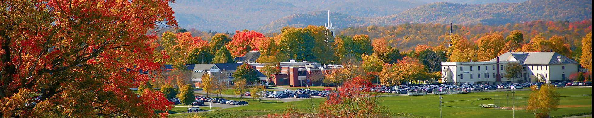 Campus view of Vermont Technical College in Randolph VT