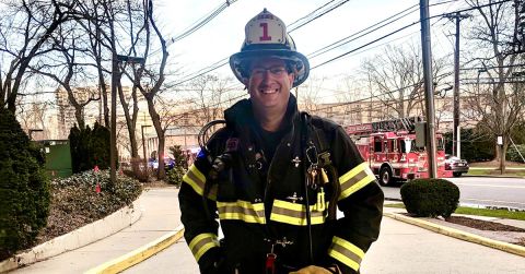 Firefighter Jeffrey Kaplan