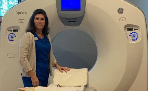 Amy Ward, radiology tech ambassador, at St. Augustine Imaging Center