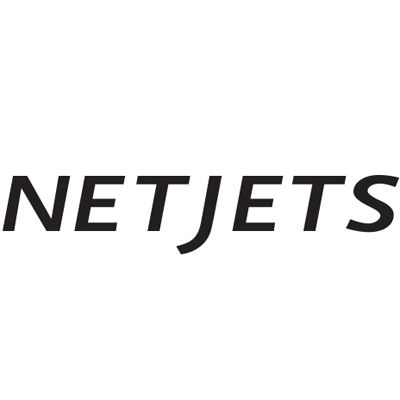 NetJets logo black and white