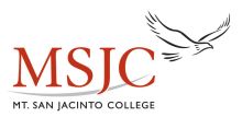 Mt. San Jacinto College logo