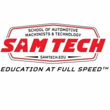 School of Automotive Machinists & Technology or SAMtech logo