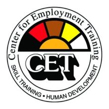 logo for CET, Center for Employment Training