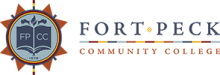 School logo for Fort Peck Community College in Poplar MT