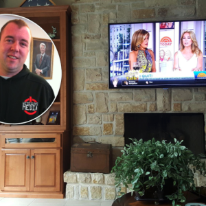 Travis Lemon installs wall-mounted TVs and home theater systems, among other things.