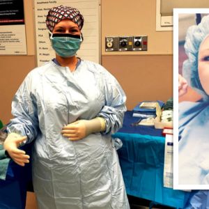 'My favorite part about my job is knowing that you are making a difference in someone’s life,' said surgical technologist Shana Frazee.