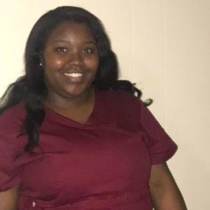 Destiny Powell works as a medical assistant at St. Theresa’s OBGYN in Snellville, Georgia